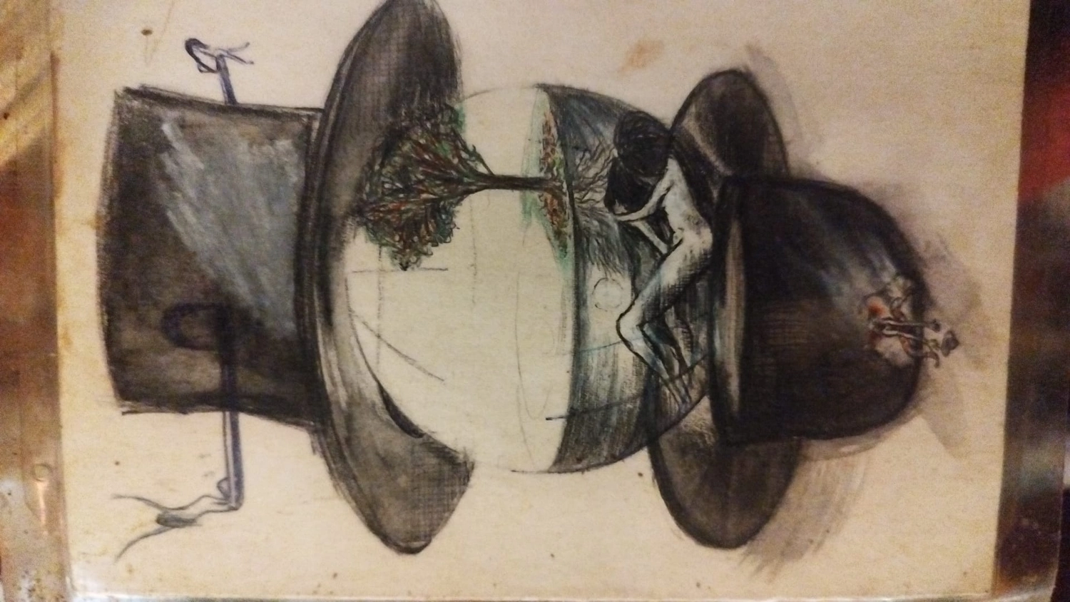 Johannes Dietrich und Petra Schubert — Künstler in Heideblick — Zeichnung