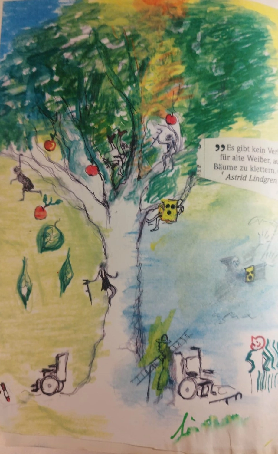 Johannes Dietrich und Petra Schubert — Künstler in Heideblick — Zeichnung