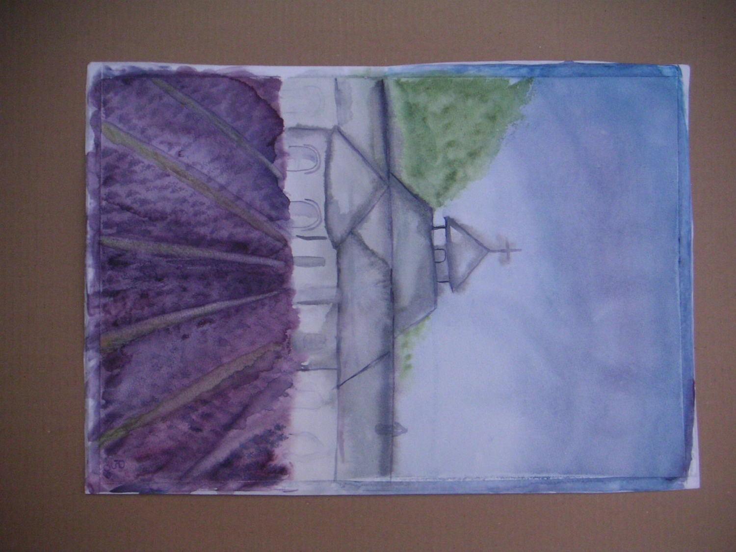 Johannes Dietrich und Petra Schubert — Künstler in Heideblick — Zeichnung