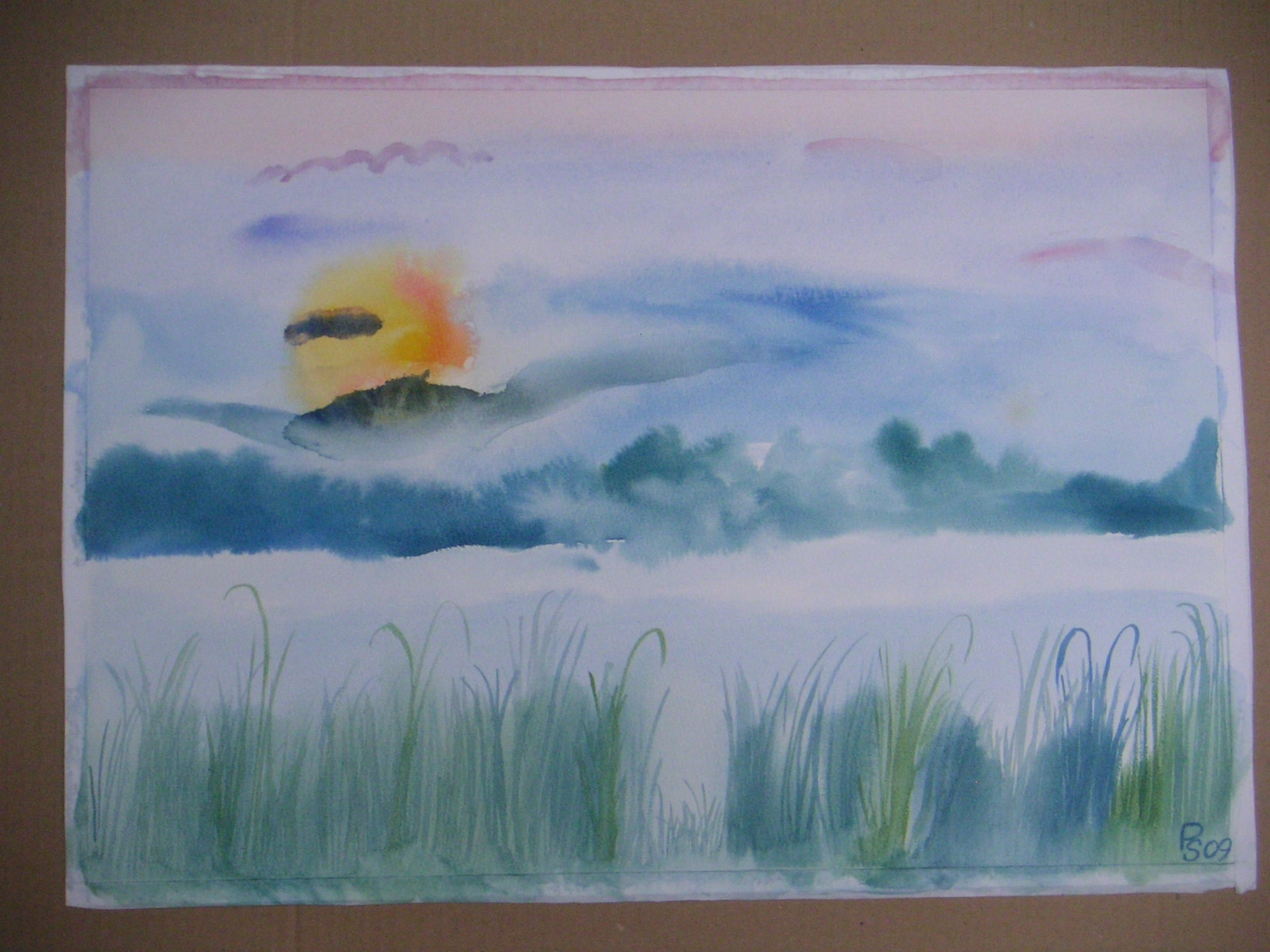 Johannes Dietrich und Petra Schubert — Künstler in Heideblick — Zeichnung