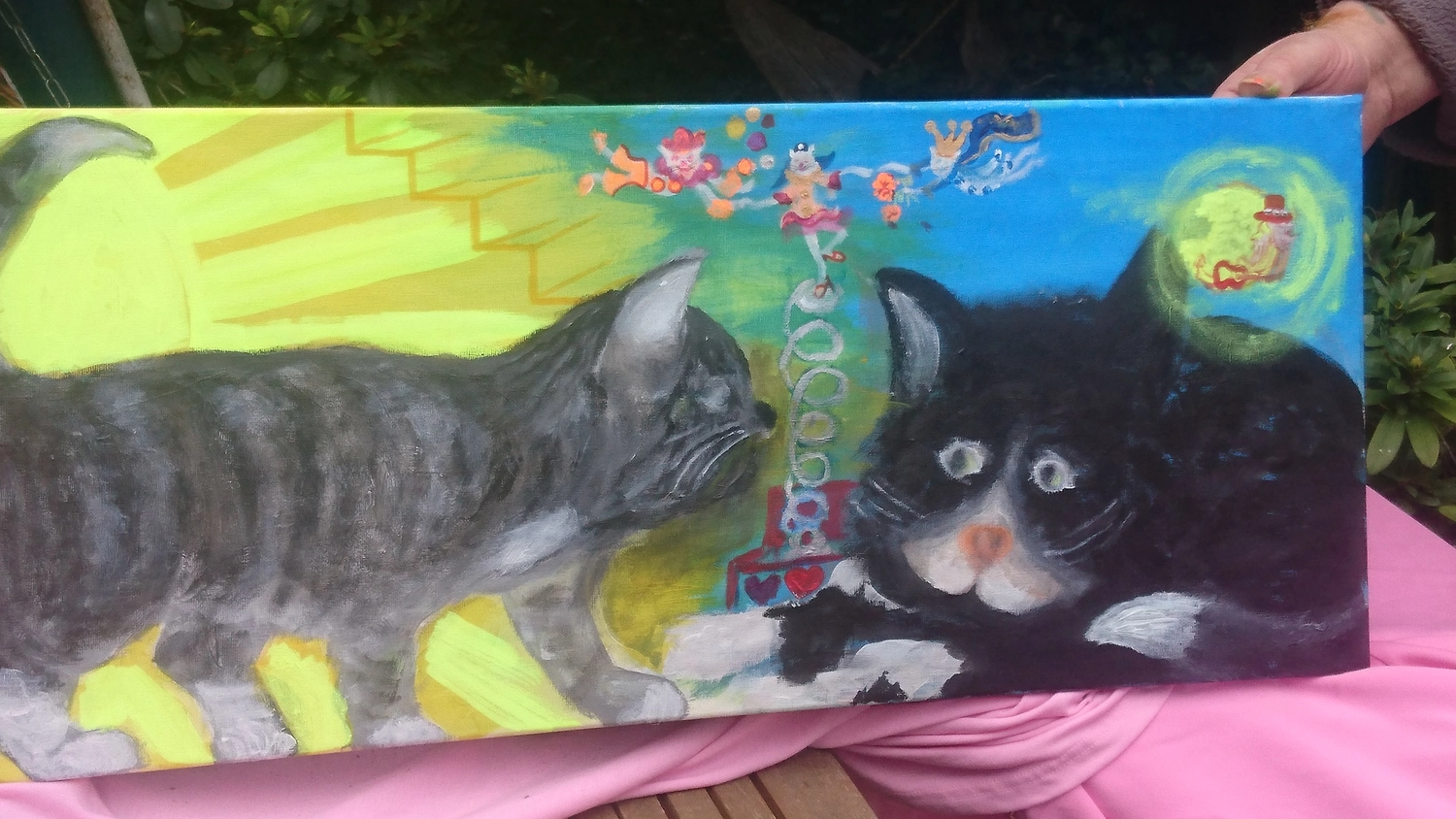 Johannes Dietrich und Petra Schubert — Künstler in Heideblick — Zeichnung