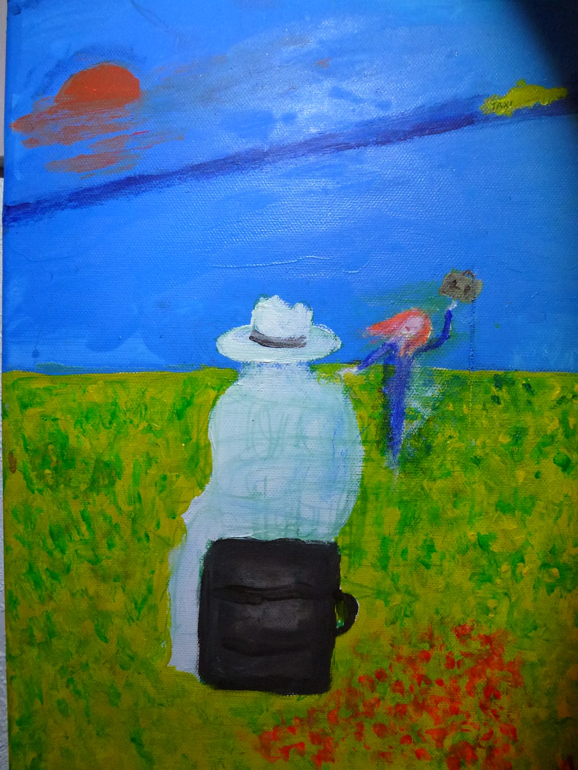 Johannes Dietrich und Petra Schubert — Künstler in Heideblick — Zeichnung